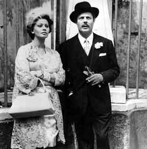 Sofia Loren and Marcello Mastroianni